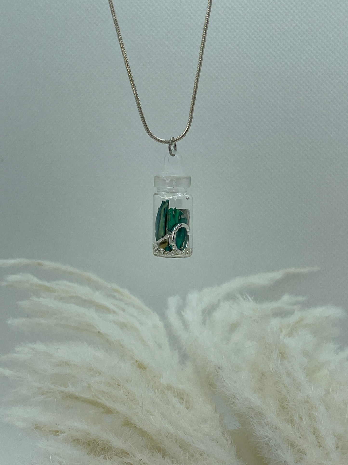 Stress-Relieving Bottle Charm Necklace - The Crown